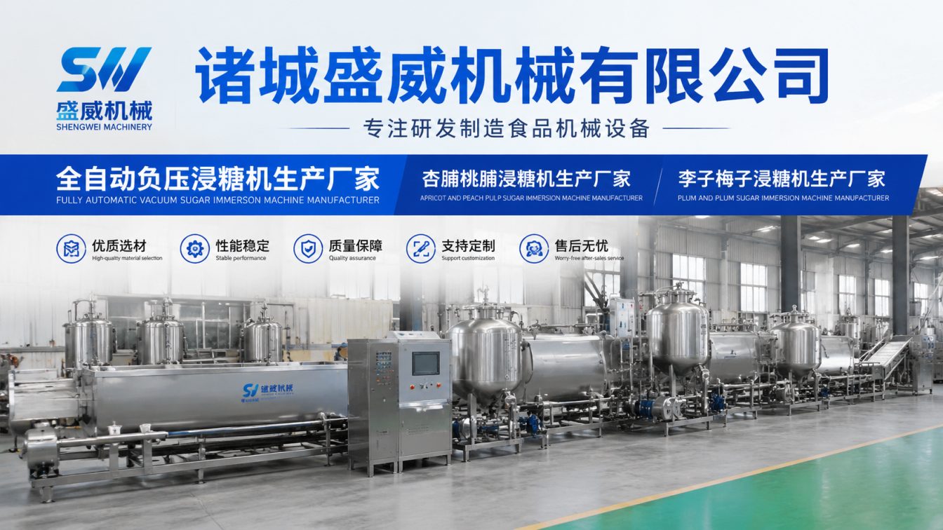 许昌为果脯加工提供负压浸糖方案